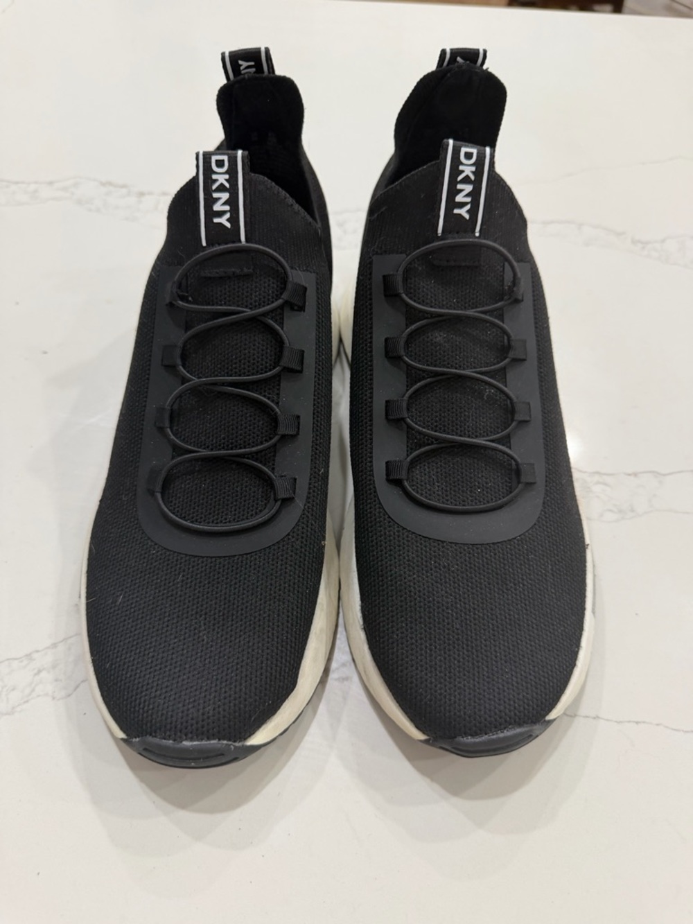 DKNY so Black Slip-On Athletic Sneakers
